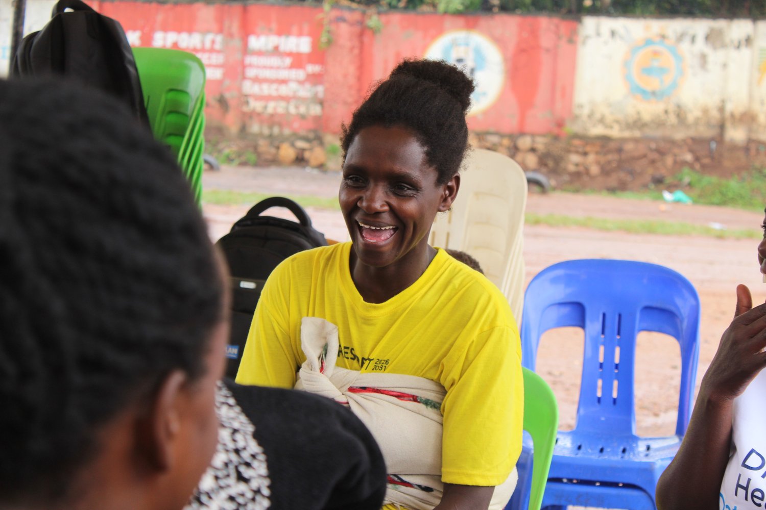 Community members at an ADiJUST engagement